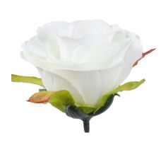 Umelá ružička krémová 6 cm / 1 ks