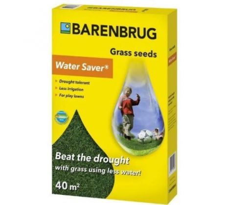 Trávne osivo BARENBRUG Water Saver 40 m²- 1 kg vysoká odolnosť voči suchu