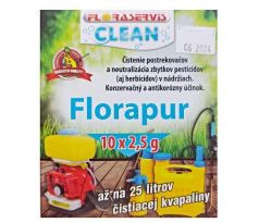 Florapur 10 x 2,5 g na čistenie postrekovačov