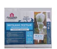 Netkaná textilia Rosteto - biela 10 m x 1,6 m